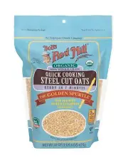 Bob'S Red Mill Quick Cooking Steel Cut Oats Organic Whole Grain 22 Oz