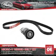 Gates Alt Micro-V Ribbed Belt Kit for Audi A2 8Z0 AUA 1.4L 55KW 2000-2002