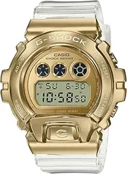 [Casio] G-SHOCK GM6900SG-9D Mens gold Digital Watch with White Band