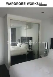 Custom Made DIY Wardrobe MIRROR glass sliding doors, MADE TO MEASURE Newcastle