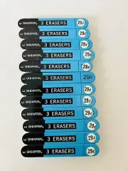 12 Tins VINTAGE SHEAFFER FINELINE ERASER For MECHANICAL PENCILS E Style 35 Total