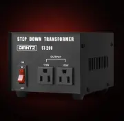 200 Watt Step Down Transformer Portable AC240V into AC110V USA TO USA Standard