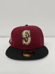 New Era Seattle Mariners MLB All Star Game 2001 two tone Fitted cap hat 7 1/4