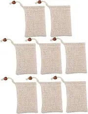 Healeved Soap Saver Bag 8pcs Mesh Soap Holder Bag Exfoliating Pouch Reusable Perfect for Shower