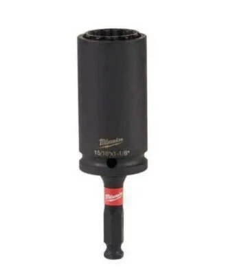 Milwaukee 12 point Socket 2 In 1 Shockwave Lineman's 15/16" & 1 1/8" 49-66-5124