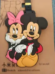 MICKEY & MINNIE MOUSE LUGGAGE TAG / BACKPACK HANGER - NEXT DAY SHIPPING