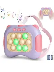 SEUMOO Pop It Game Fidget Toys Light Up Sensory Fidget Toy Button Puzzle Quick