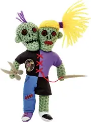 2013 JUJU Yarn Zombies Plush 6-1/2" BRAD & ANGIE Kids Preferred
