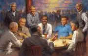 SunsOut The Democratic Club 550 Piece Jigsaw Puzzle By Andy Thomas