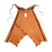 40" Charros Brown Chaps Chaparreras Charras Gamuza