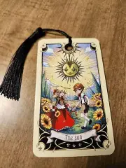 The Sun- Manga Tarot Bookmark Oracle Card Art Deck Gift, Purified & Charged