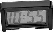 ULTECHNOVO Car Digital Clock Mini Clock Thermometers Monitor Cars Number Timer Digital Timer Automobile Auto Dash Dashboard Automotive Plastic Black