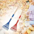 2x Garden Rake Leaves Rakes for Gardening Leaf Rake for