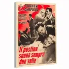 1947 The Postman Always Rings Twice (MGM) Italian Movie Poster or Canvas