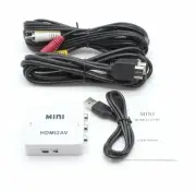 HDMI to RCA Converter Kit - FEATURES Converter - HDMI & Composite Cables - White