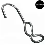 Set of 200 SJ Hooks For Rubber Rope Shock Cord Bungee Cord Tarp Strap Tie Down