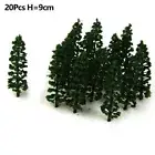 Model Trees 9cm Height Architecture Model Diorama Scenery Garden Scenery