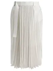 [Sacai] Sacai-Pleated Skirt Gonne Bianco-Donna 1
