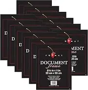MCS Format Frame, Black, 8.5 x 11 in, 12 pk