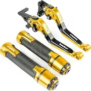 Handlebar Kits Motorcycle Handlebar Hand Grips Handle Bar End Cover Brake Clutch Levers for CBR600 F2,F3,F4,F4i 1991-2007 2006 2005 2004 (Color : Q Set of Styles)