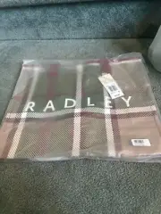 Radley London Autumn Checkk LARGE Open Top Tote