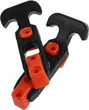 KICHOUSE Engine Cover Locks Rubber Latch Handles Easy Installation for Toolboxes and Utility Rooms