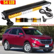 Strobe Light Bar Rooftop Double Side Emergency Warning 54 LED For Chevy Equinox