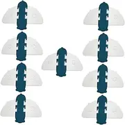 SHINEOFI 9pcs Sliding Door Locks Adhesive Safety Locks for Windows Doors Cabinets and Enhance Home Security and Prevent Accidental Openings for Pets