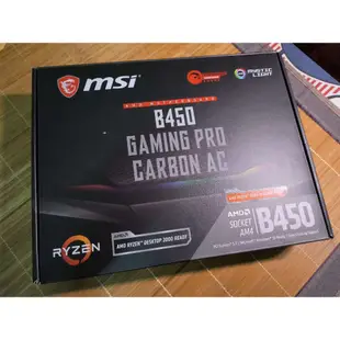 微星 B450 GAMING PRO CARBON AC Wi-Fi AM4 主機板