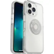 OtterBox Apple iPhone 13 Pro Otter + Pop Symmetry Series Clear Case - Stardust Pop (Clear Glitter) (77-84518)