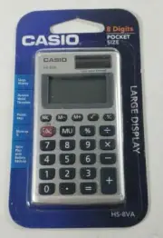 New sealed CASIO CALCULATOR Pocket Size HS-8VA