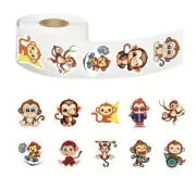 Monkey Cartoon Stickers 50/100pc Scrapbooking Kids Party Bag Craft Journal Cards