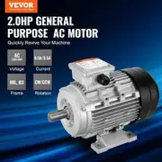 1.5KW Electric Motor 3000 rpm AC 230V/400V 9.5A/3.5A 90L B3 Frame Air Compressor Motor 3-Phase 24mm Keyed Shaft CW/CCW Rotation
