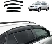OAD4X4 Weathershields Compatible with Lexus RX330 2003-2009, Weather Shields Window Visors Wind Deflectors Sun Rain Guard 4PCS Set