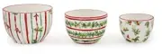 Boston International - Nesting Prep Bowls 3 Sizes - Peace Tree