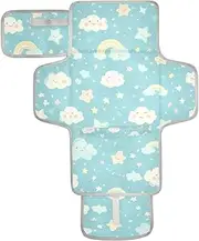Reusable Changing Table pad with Tissue Pocket Changing Pads for Changing Table Infant Travel Station Kit