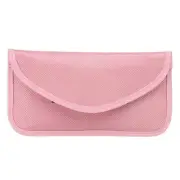 Faraday Bags, 6.5" Signal Blocking Pouch Wallet for Car Keys, Pink