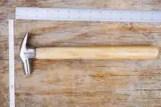 13" Horse Hoof Nail Hammer Farrier Tool For Shoe Silver Color With Wooden Handle