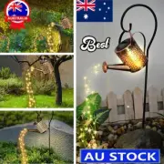 LED Watering Can String Light Solar Powered Outdoor Art Lamp 2021 Garden HI