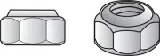 Hillman 829754 Stainless Steel Nylon Coarse Insert Locking Nut 10 in. -32