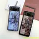 天極TJ百貨適用於三星Galaxy Z Flip3 5G ZFlip 4 玻璃卡通保護套可愛手機殼