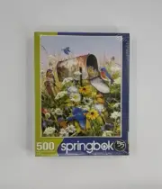 500 Piece Springbok Puzzle Blue Birds 2018 Made in the USA