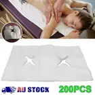 AU 200pcs Spa Beauty Salon Disposable Face Pad Bed Table Face Hole Cover Massage
