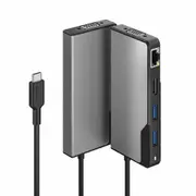 ALOGIC UCFUPRGVV2-SGR - USB-C Fusion MAX 6-in-1 Hub 1 x HDMI 4K@60Hz 1 x VGA 2 x USB-A (USB 3.0) 1 x Gigabit Ethernet 1 x USB-C (Data PD) - Space Grey