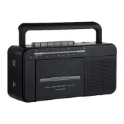 Boombox MP3 Conversion Cassette Tape Player Recorder AM FM Radio, Cassette to