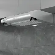 Devanti 600mm Range Hood 60cm Rangehood Kitchen Canopy LED Light Stainless Steel