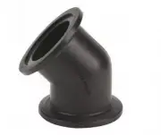 2 of Banjo 1" x 1" Flanged Coupling 45° Adapter USA MADE M100CPG45 Farmer Bob's