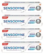 4 SENSODYNE DEEP REPAIR & PROTECT Whitening Daily Protection Toothpaste 75ml