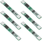 6Pcs 1S 3.7V 3A Li-ion Lithium BMS PCM 18650 Battery Charger Board for Cell Module Overcharge Overcurrent Short Circuit Protection