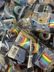 Washi Tape Lot 25 Pkgs, Each Pkg Has 2, 3, 4 Or 5 Rolls Various Patterns Colors